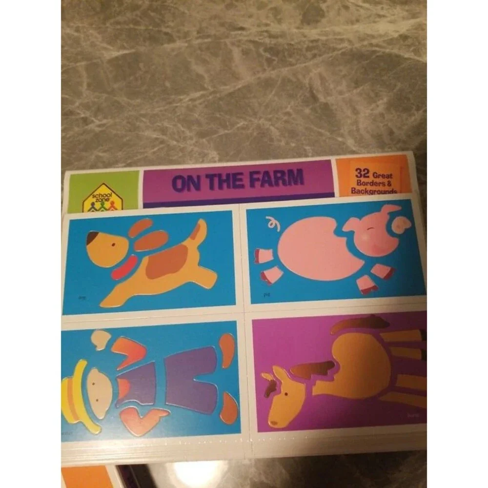 On the Farm stencils